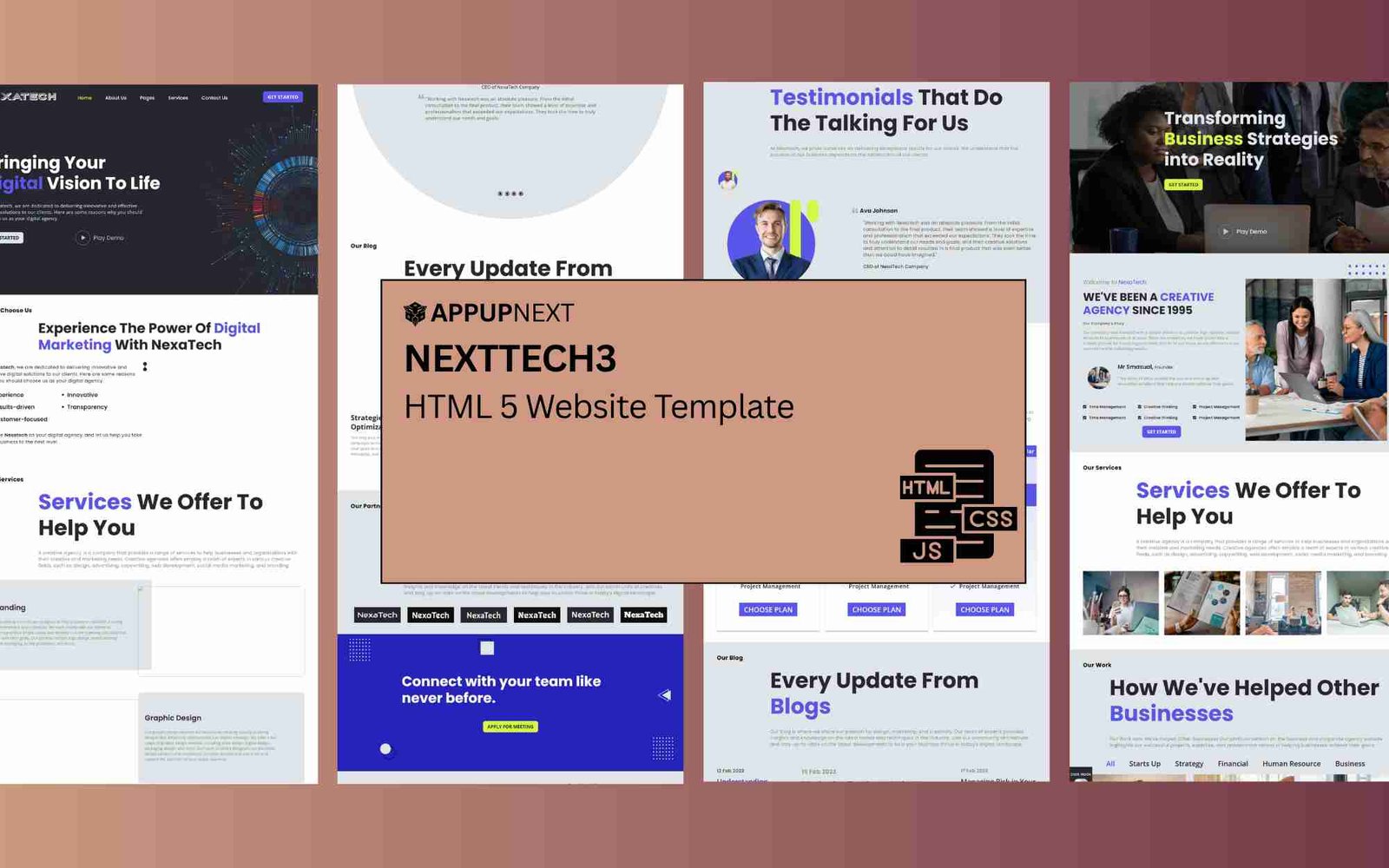 NEXTTECH - HTML 5 Website Template - v3