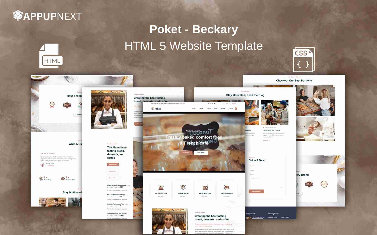 Poket - Beckary - HTML 5 Website Template - v2