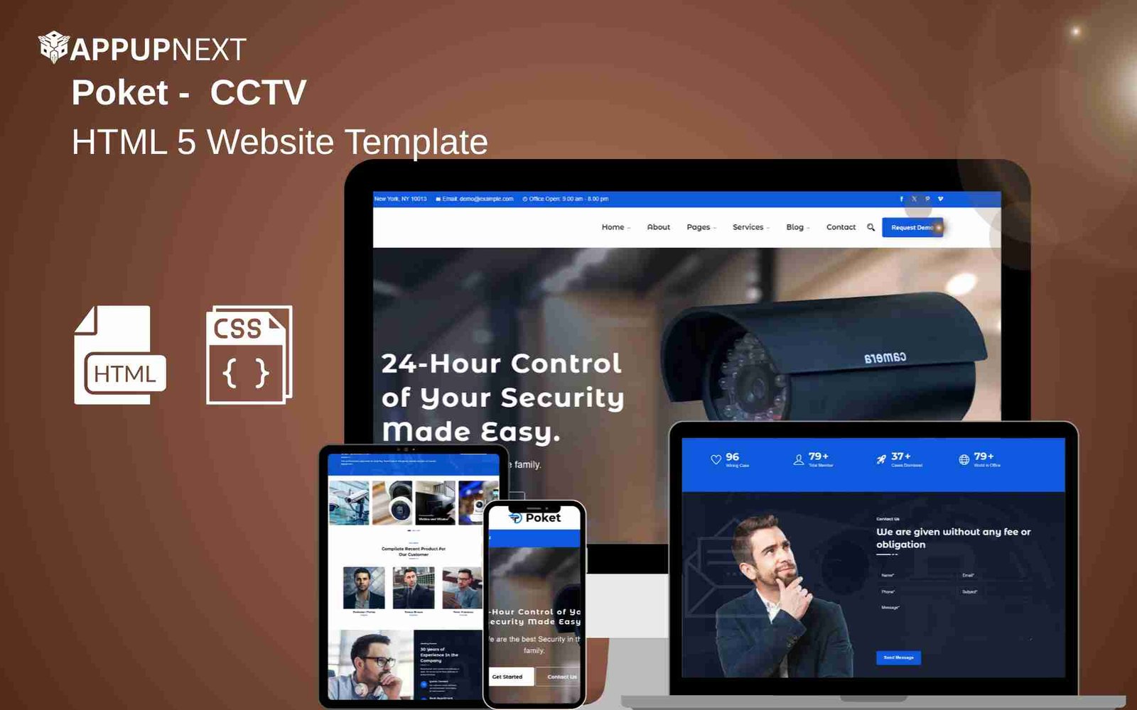 Poket -  CCTV - HTML 5 Website Template - v1