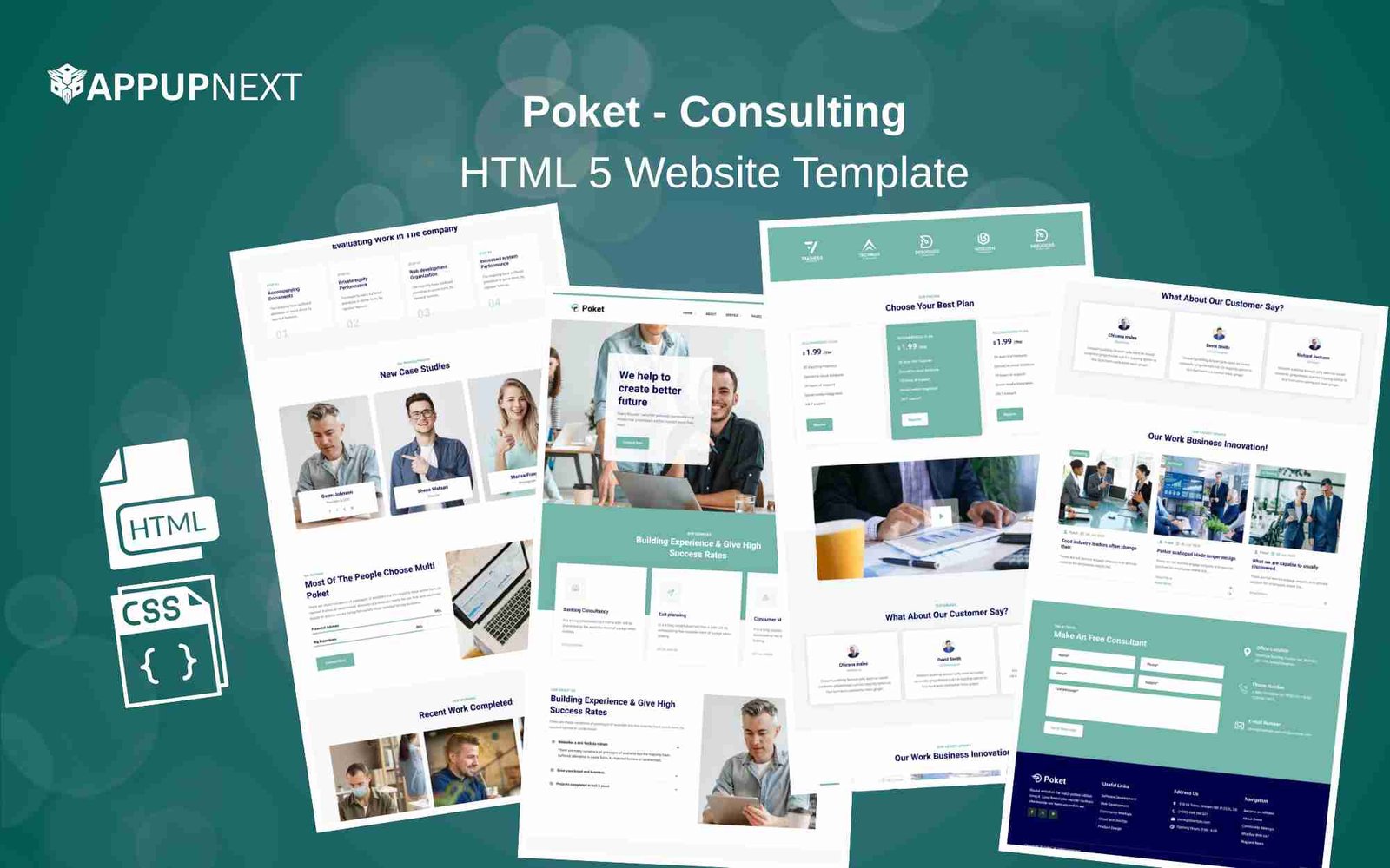 Poket - Consulting - HTML 5 Website Template -v1