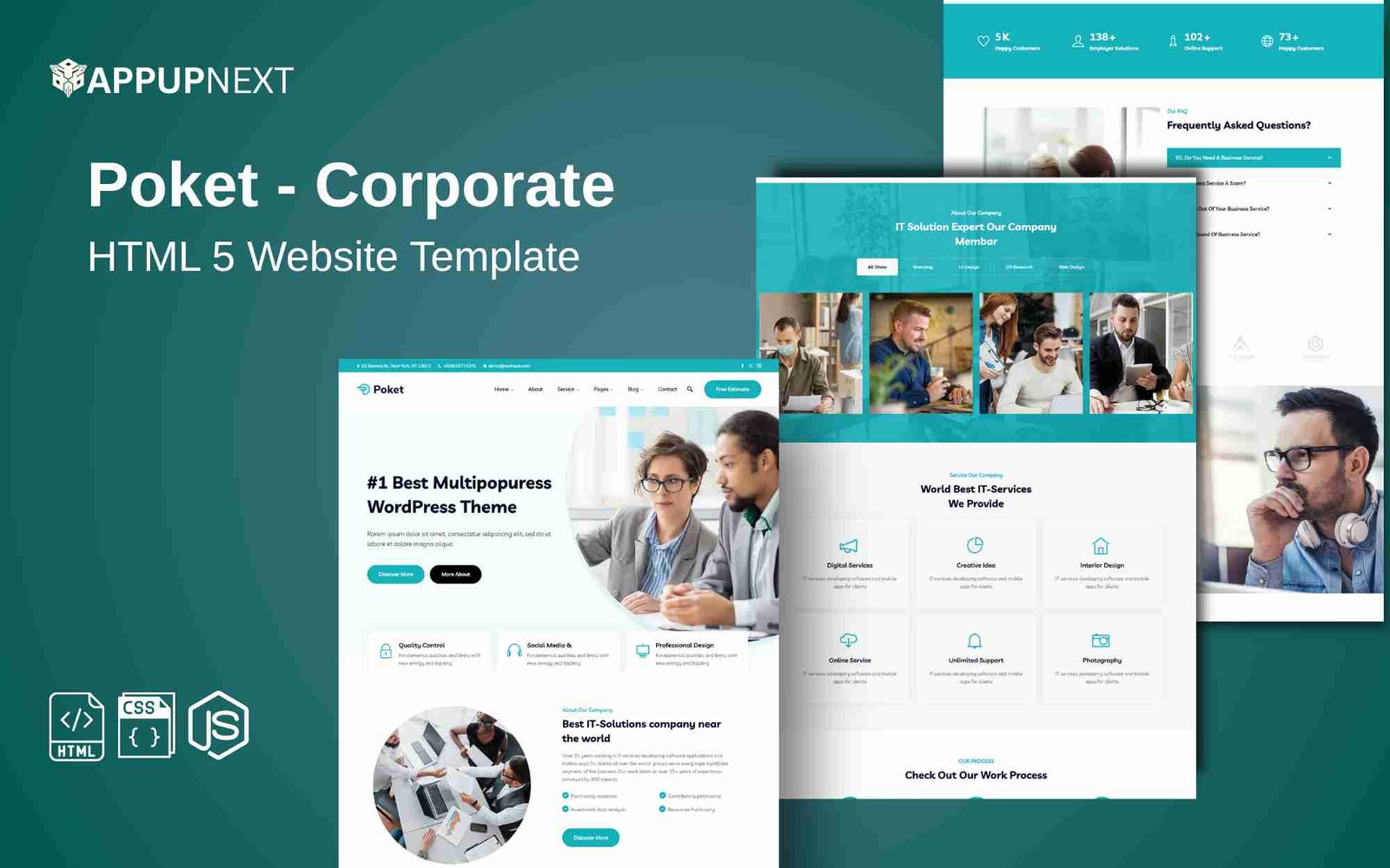 Poket - Corporate - HTML 5 Website Template - v2