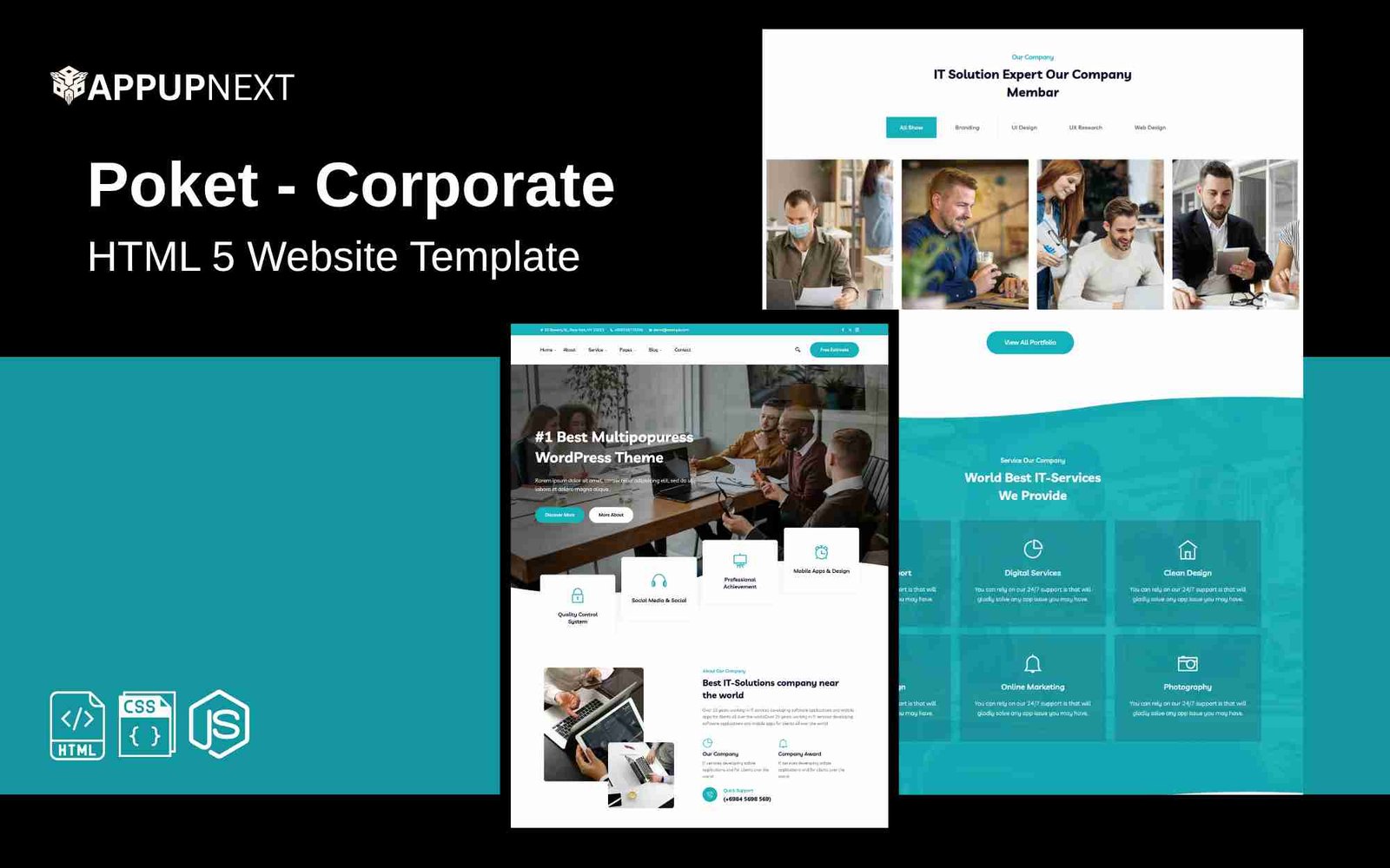 Poket - Corporate - HTML 5 Website Template - v5