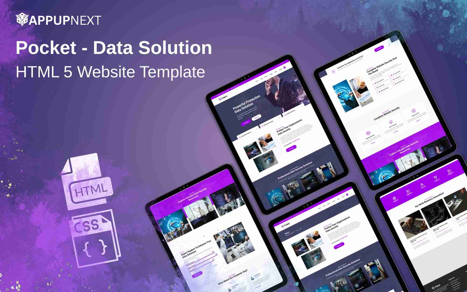 Poket - Data Solution - HTML 5 Website Template - v1