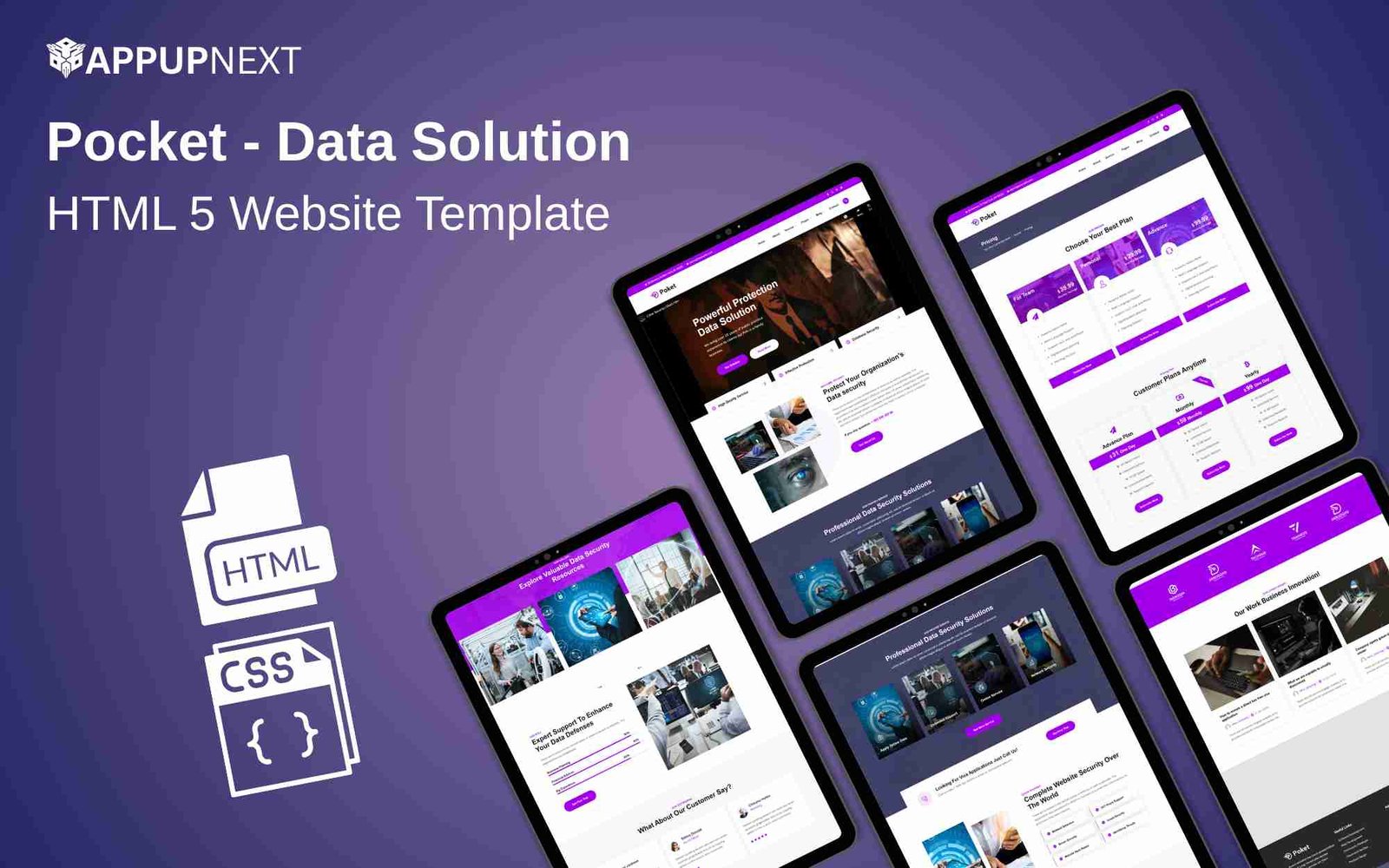 Poket - Data Solution - HTML 5 Website Template - v2