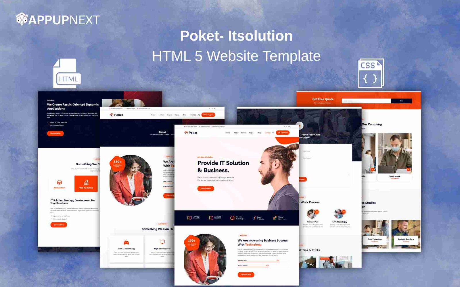 Poket- Itsolution - HTML 5 Website Template - v1