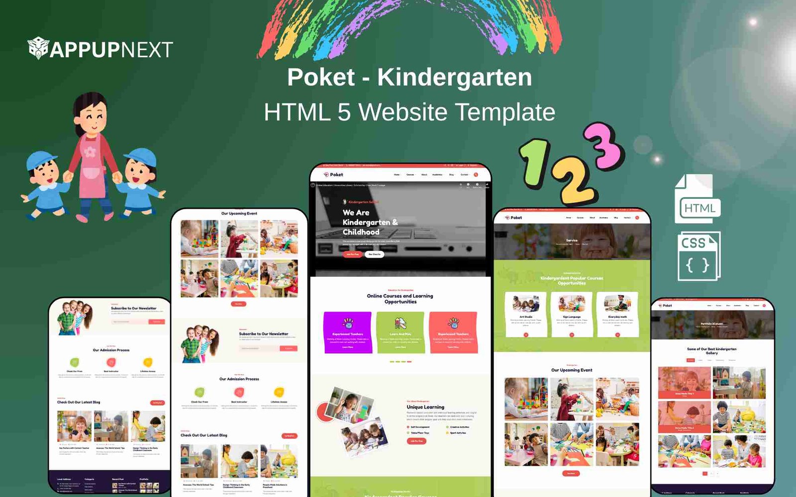Poket - Kindergarten - HTML 5 Website Template - v2