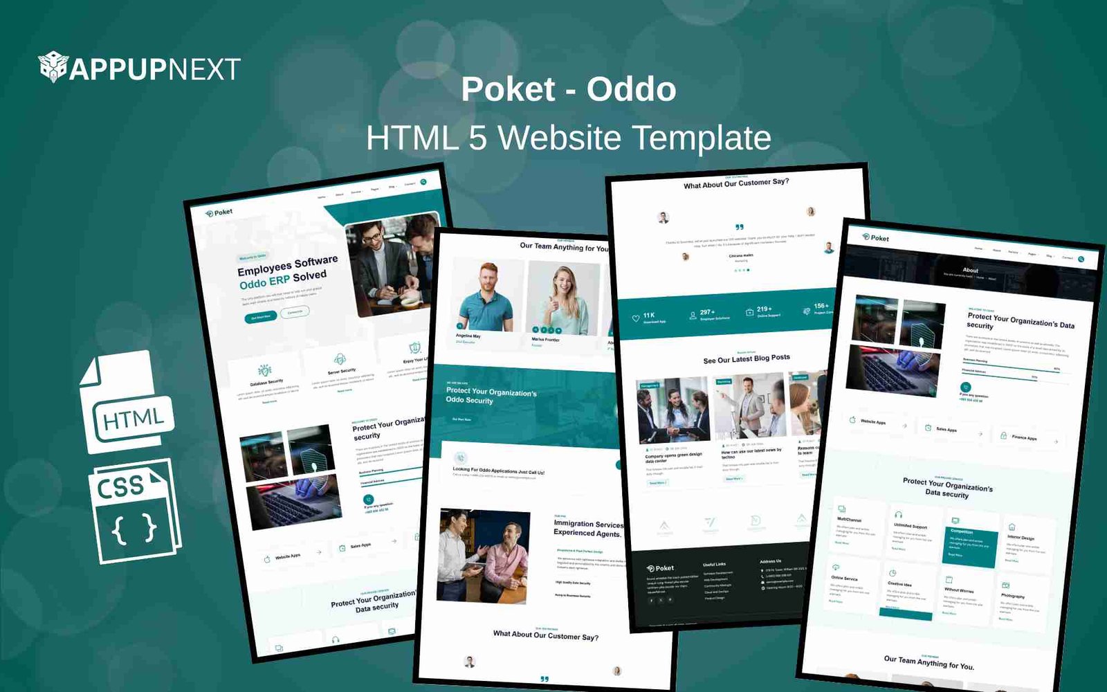Poket - Oddo - HTML 5 Website Template - v1