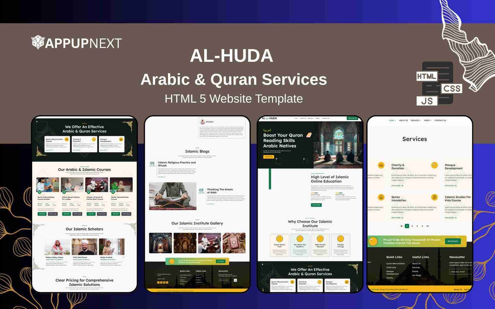 AL-HUDA  - Imman Quran Institute - HTML 5 Website Template - v2