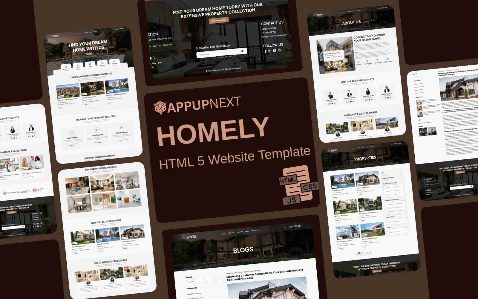 HOMELY - HTML 5 Website Template