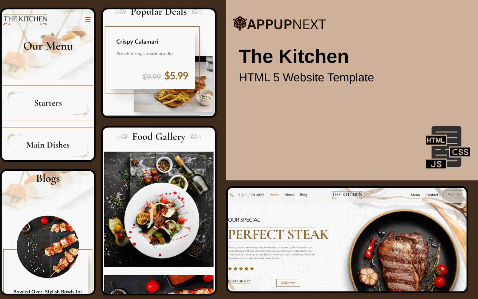 The Kitchen - HTML 5 Website Template