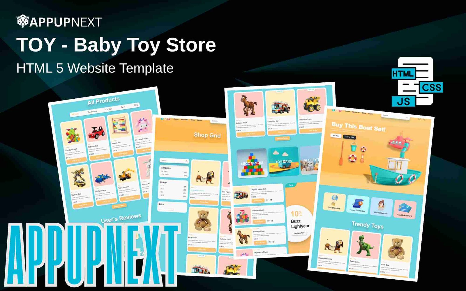 TOY - Baby Toy Store - HTML 5 Website Template - v1