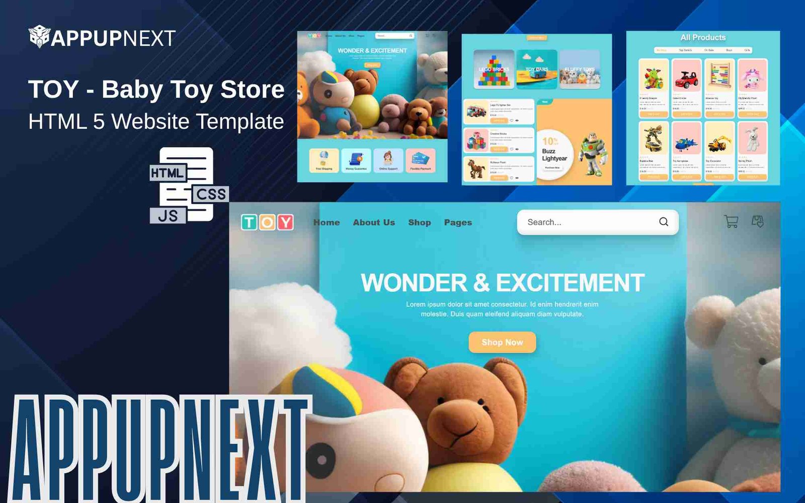 TOY - Baby Toy Store - HTML 5 Website Template - v2