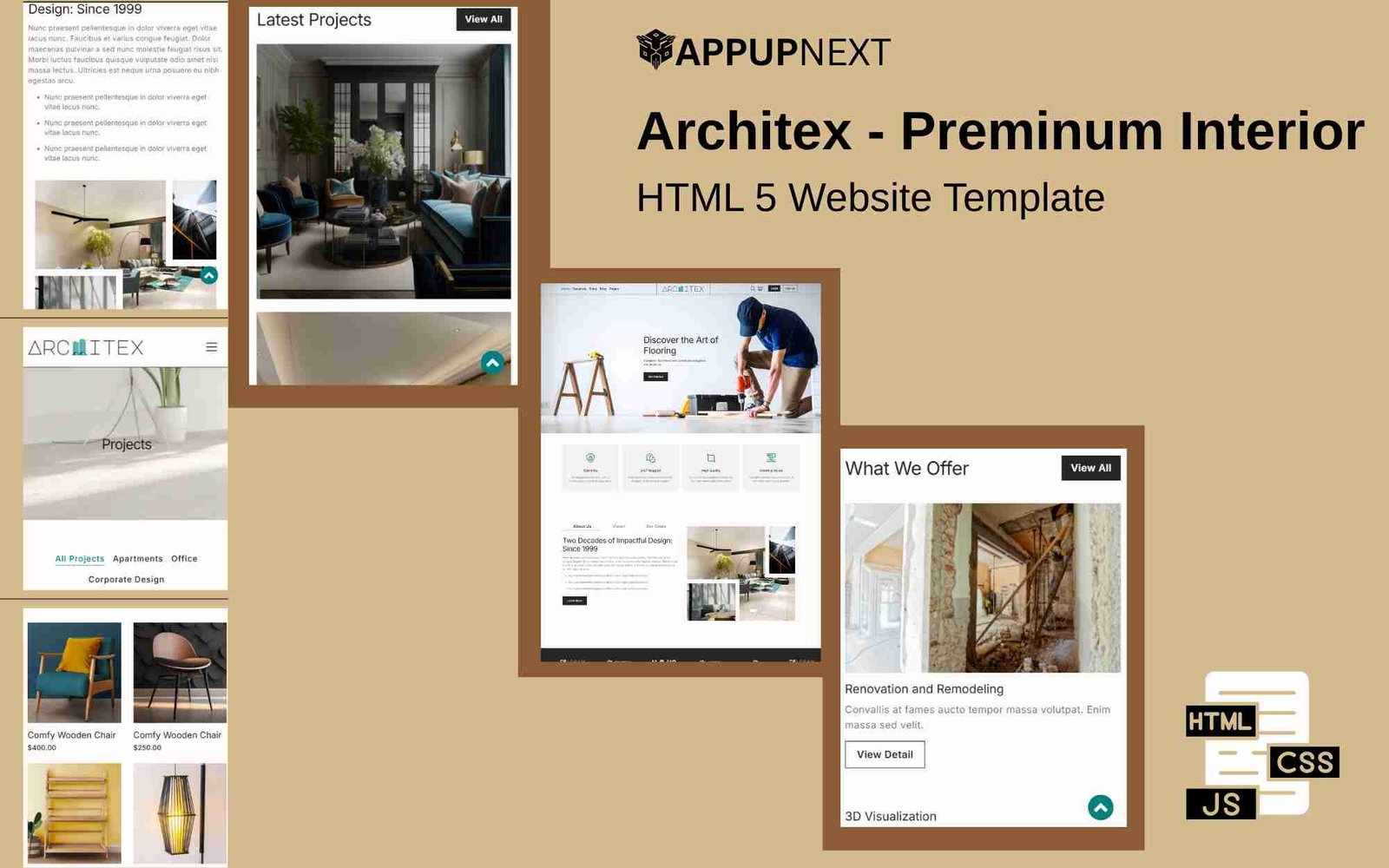 Architex - Preminum Interior - HTML 5 Website Template - v2