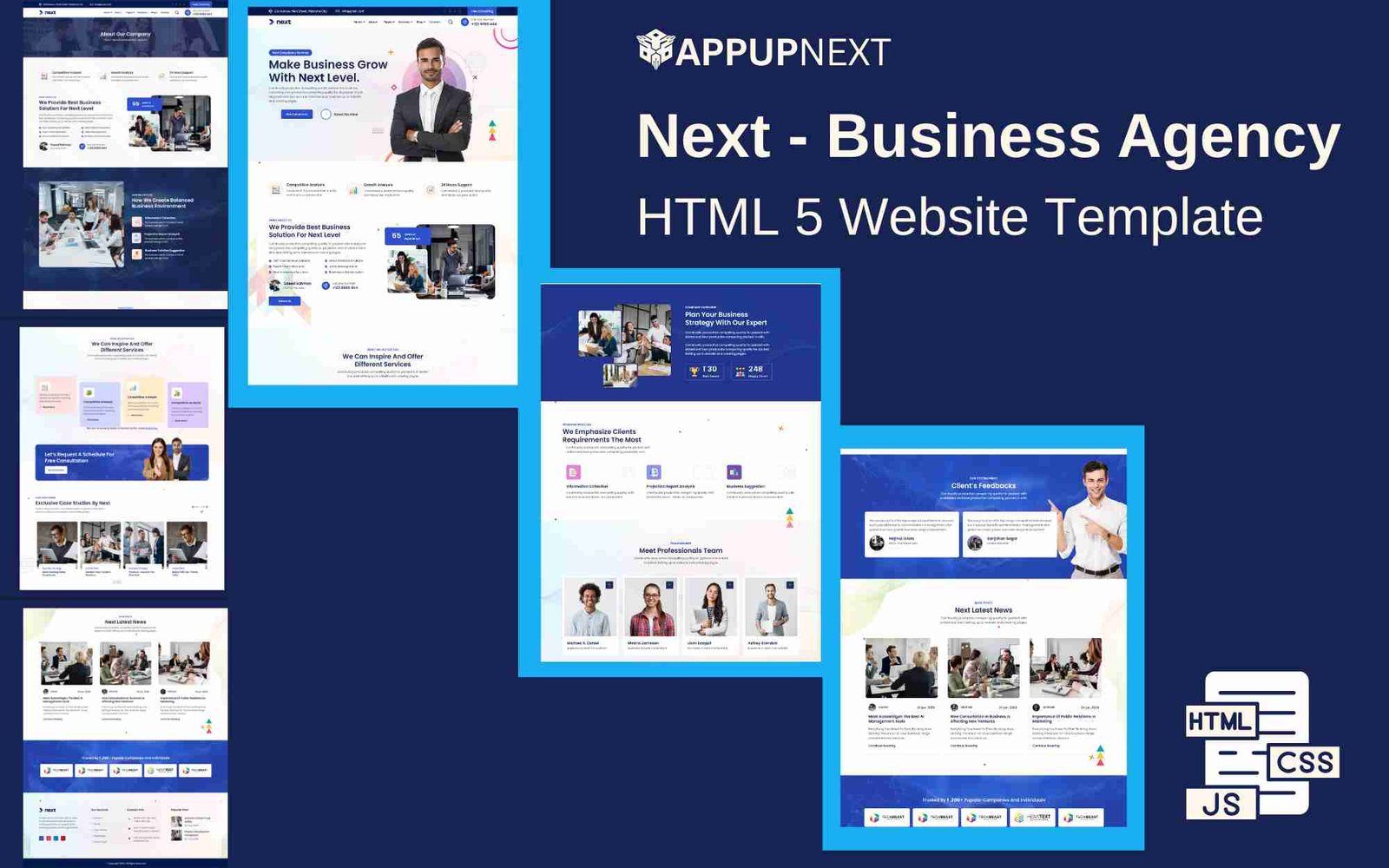 Next - Business Agency - HTML 5 Website Template - v1