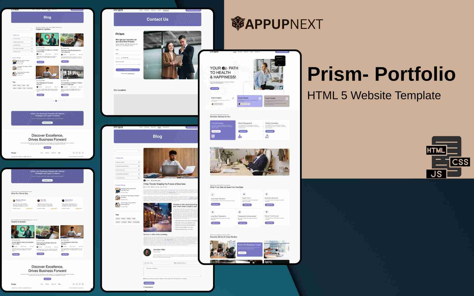 Prism- Portfolio - HTML 5 Website Template