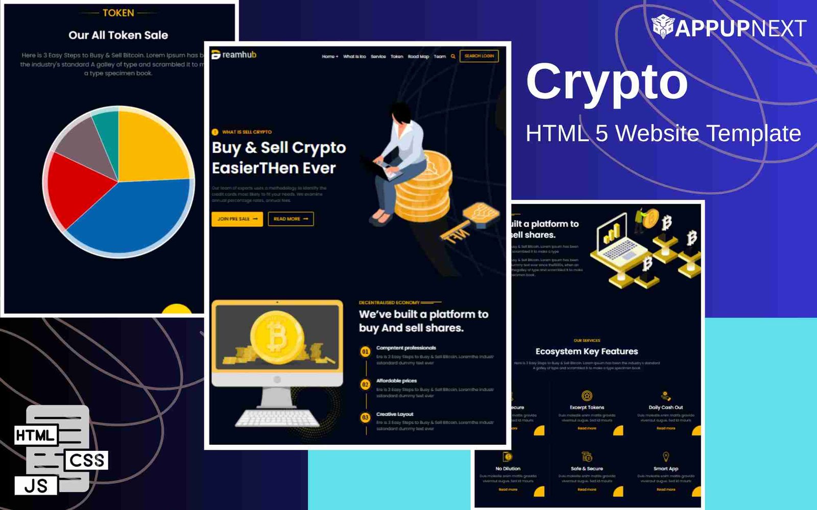 Crypto - HTML 5 Website Template