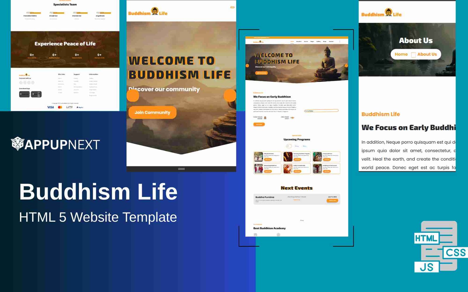 Buddhism Life - HTML 5 Website Template - v2