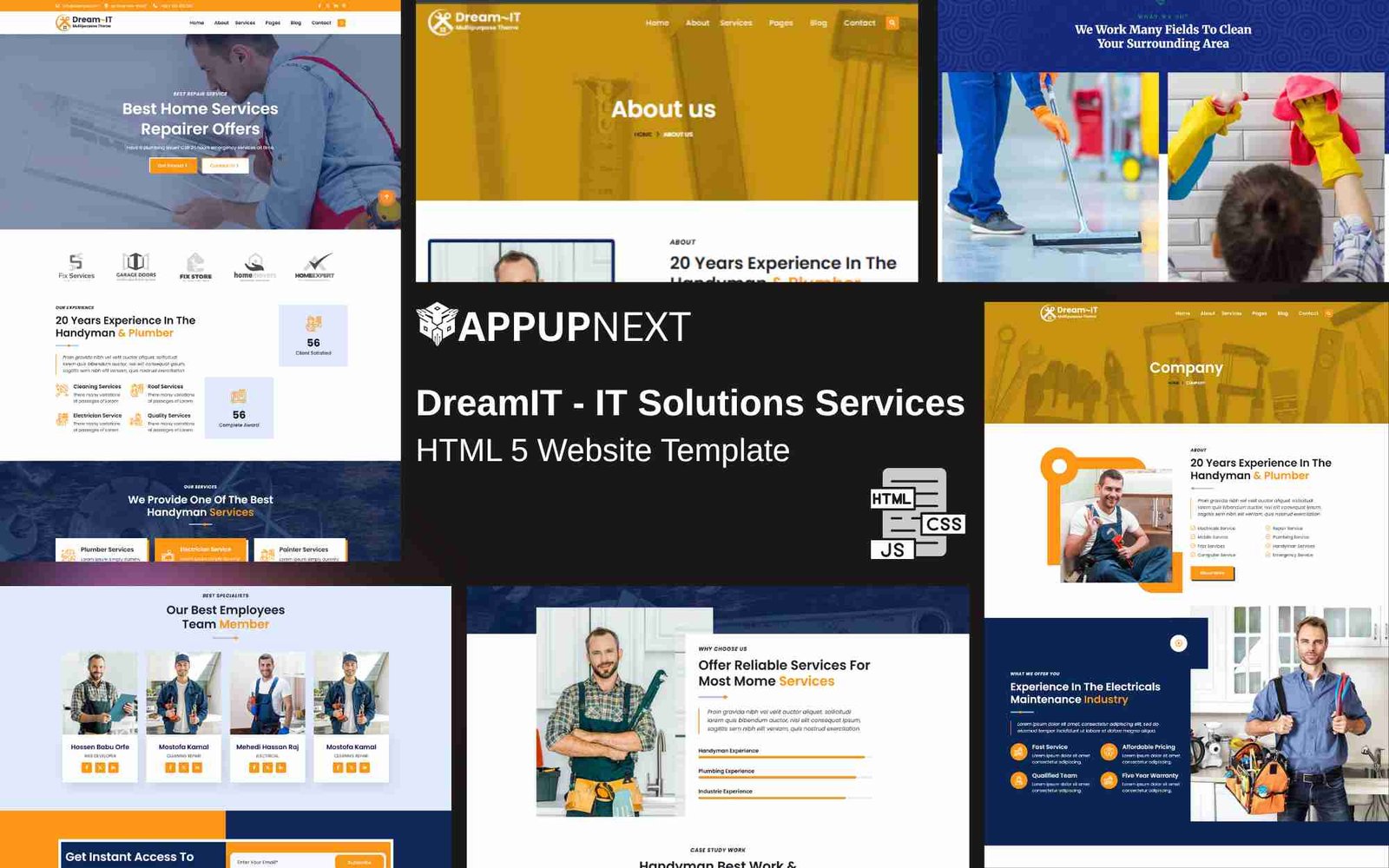 DreamIT - IT Solutions Services - HTML 5 Website Template - v4