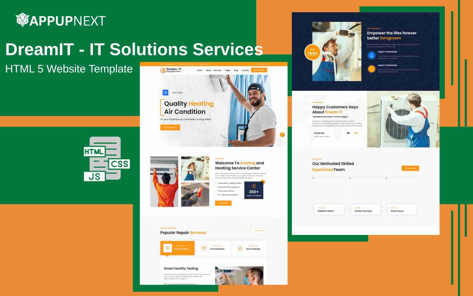 DreamIT - IT Solutions Services - HTML 5 Website Template - v5