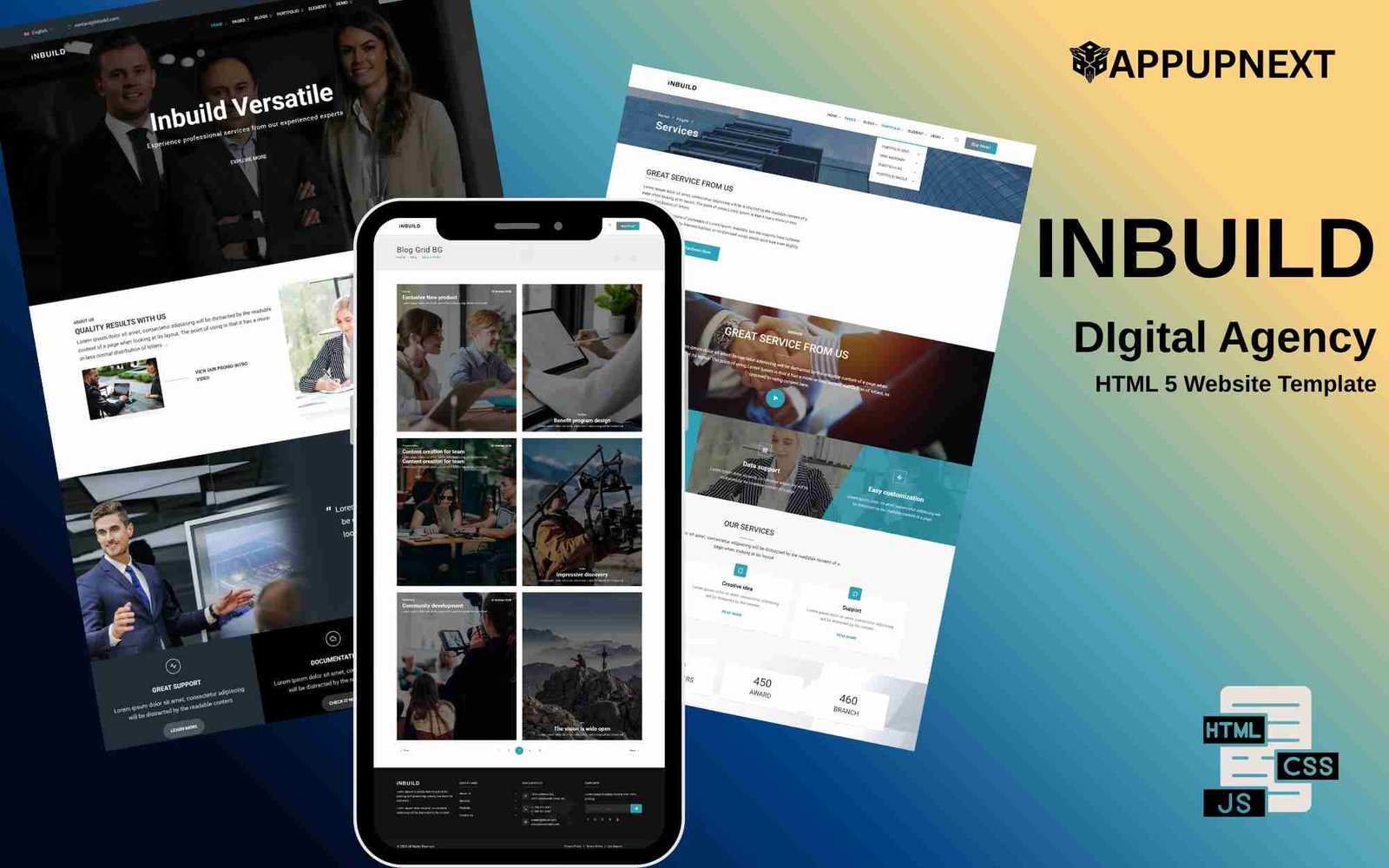 INBUILD -  DIgital Agency -HTML 5 Website Template - v1