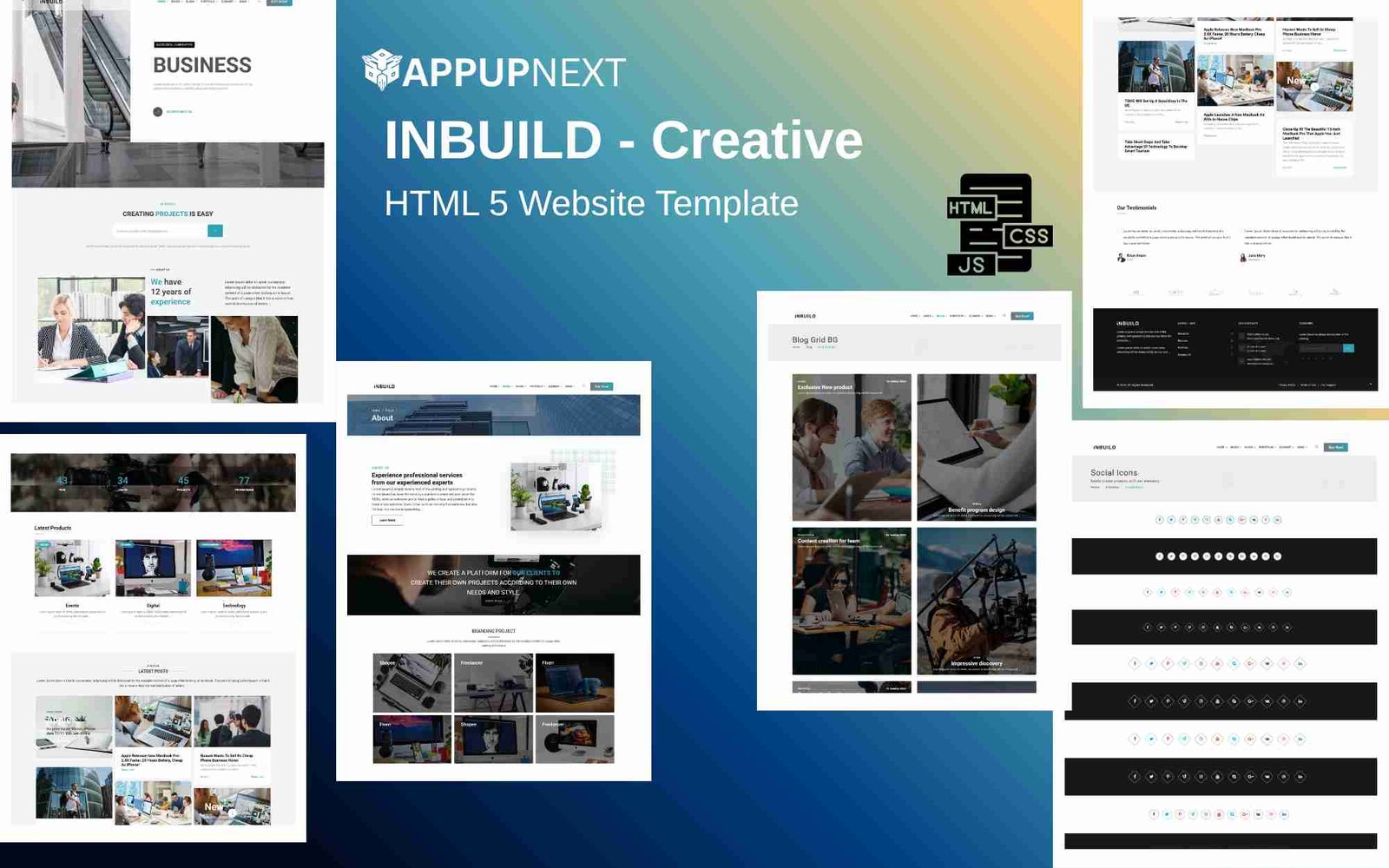 INBUILD - Creative - HTML 5 Website Template - v4