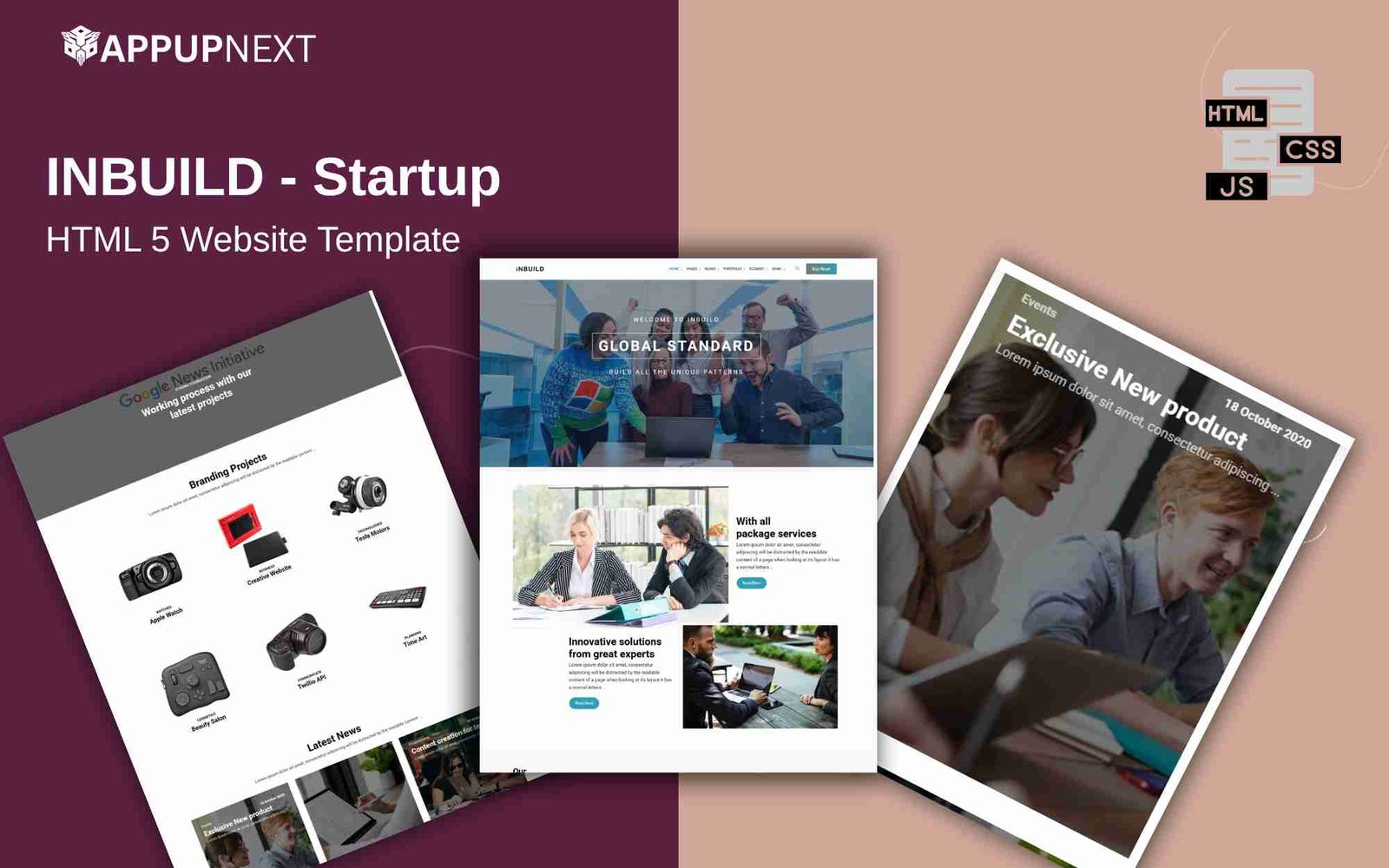 INBUILD - Startup - HTML 5 Website Template - v6