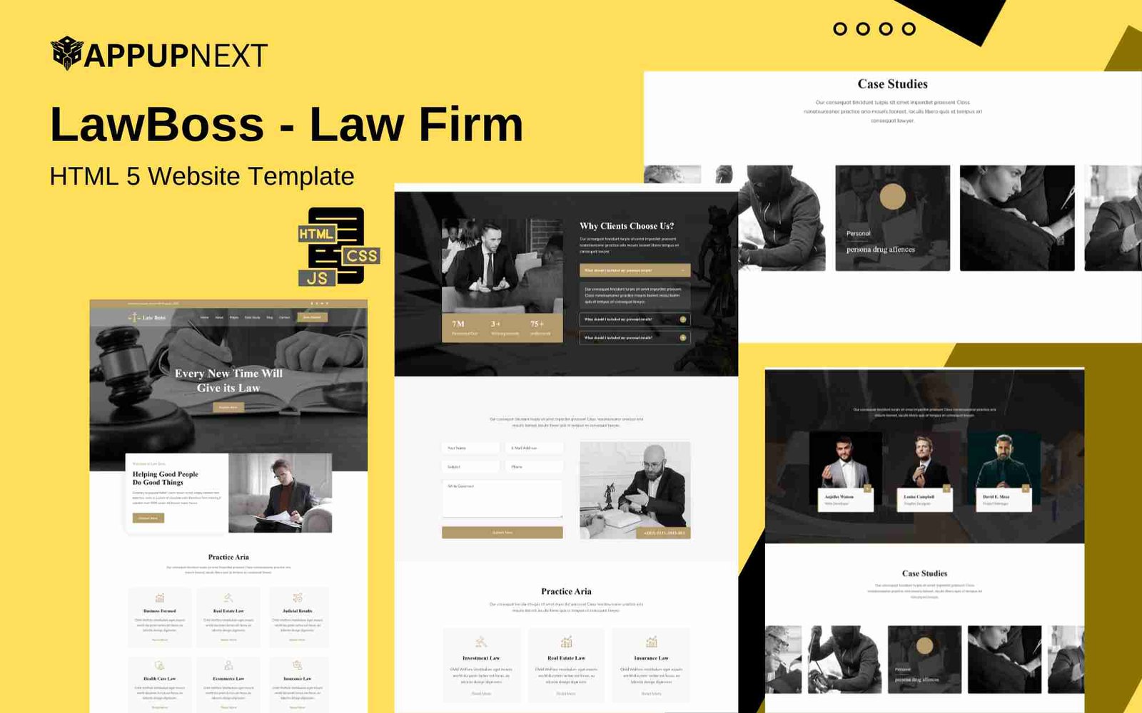 LawBoss - Law Firm - HTML 5 Website Template - v1
