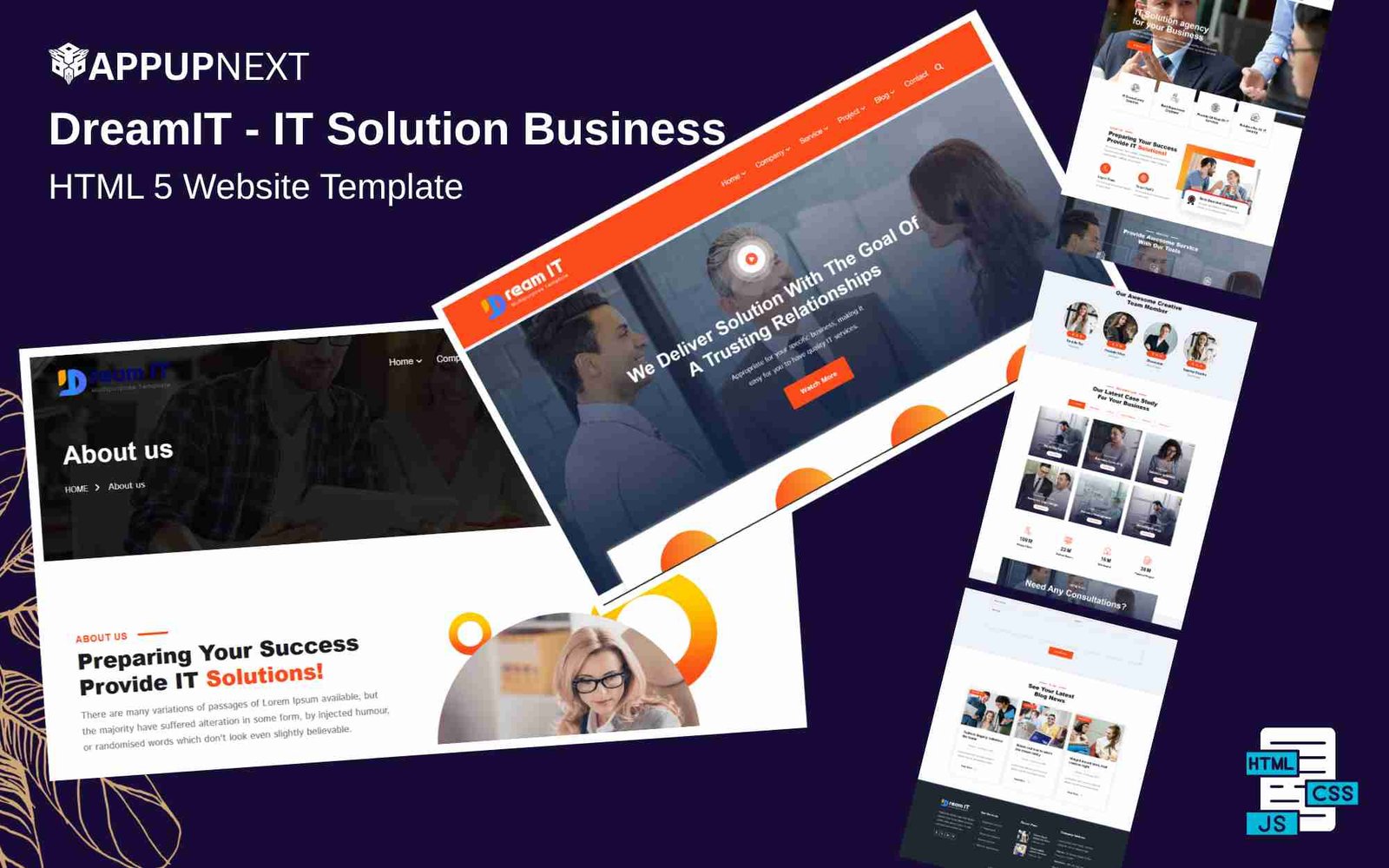 DreamIT - IT Solution Business - HTML 5 Website Template - business - v2