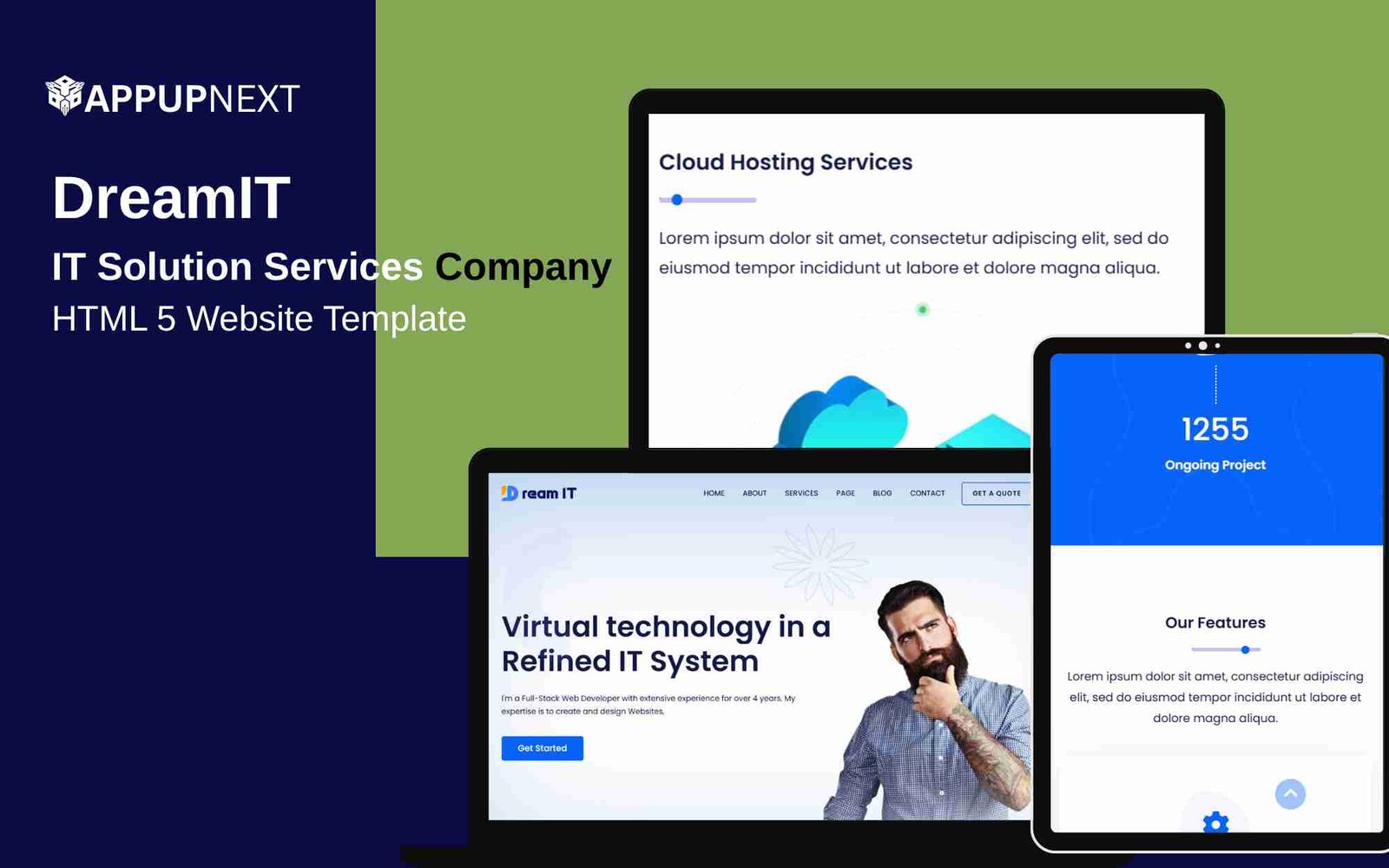 DreamIT - IT Solution Business Company- HTML 5 Website Template - v3