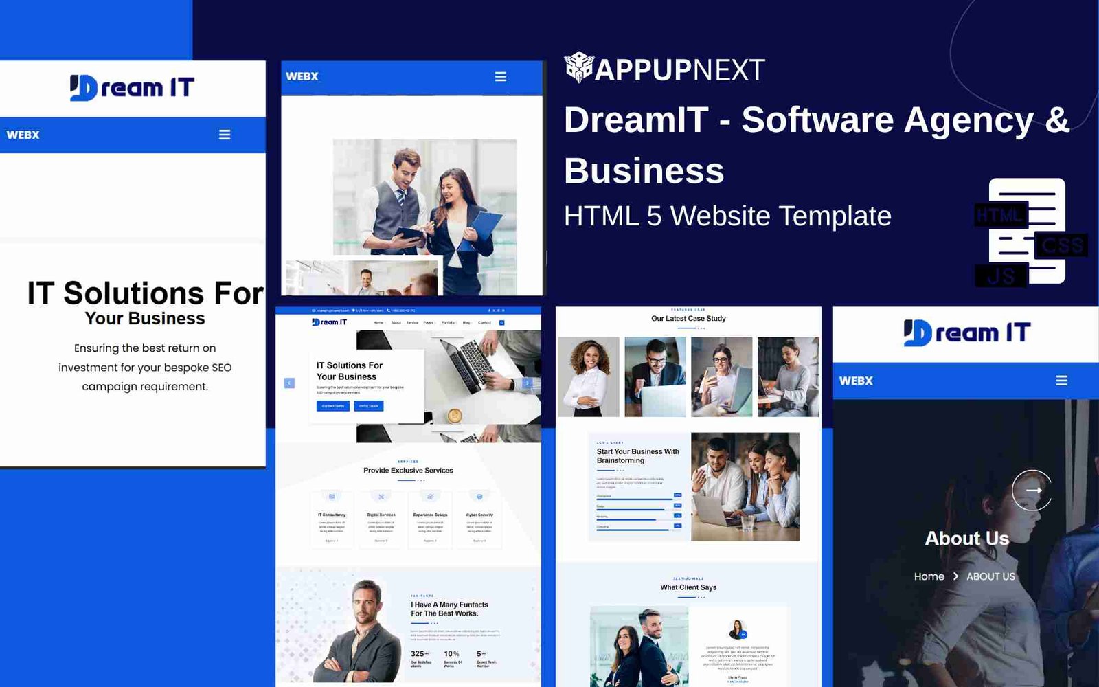 DreamIT - Software Agency & Business - HTML 5 Website Template - v6