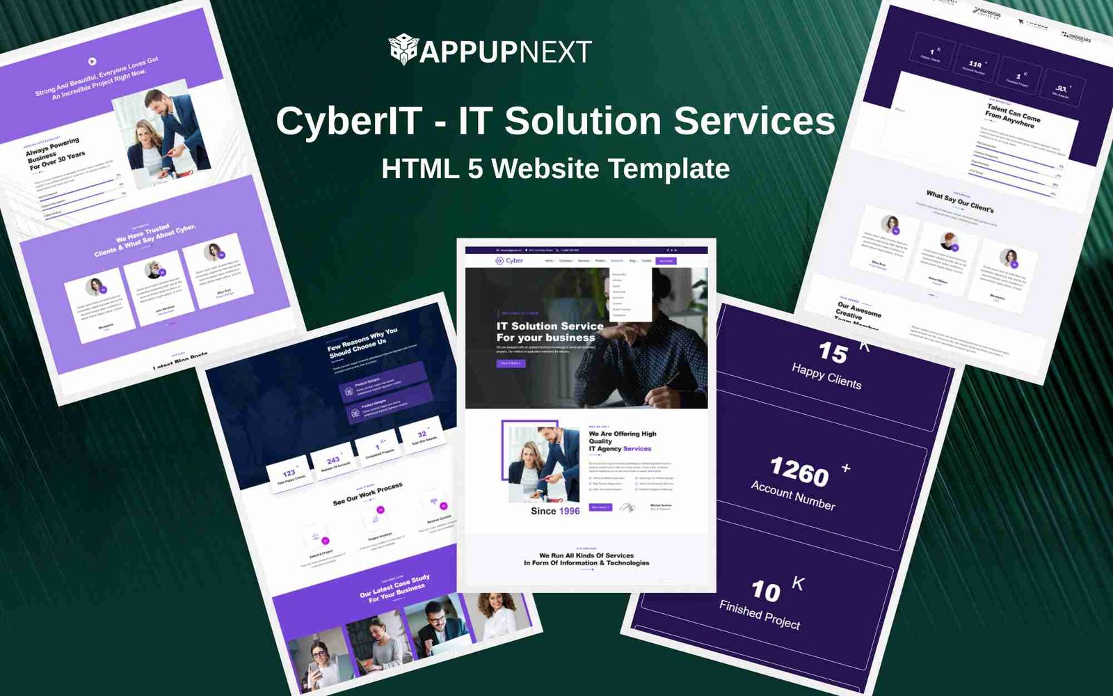 CyberIT - IT Solution Services - HTML 5 Website Template - v5