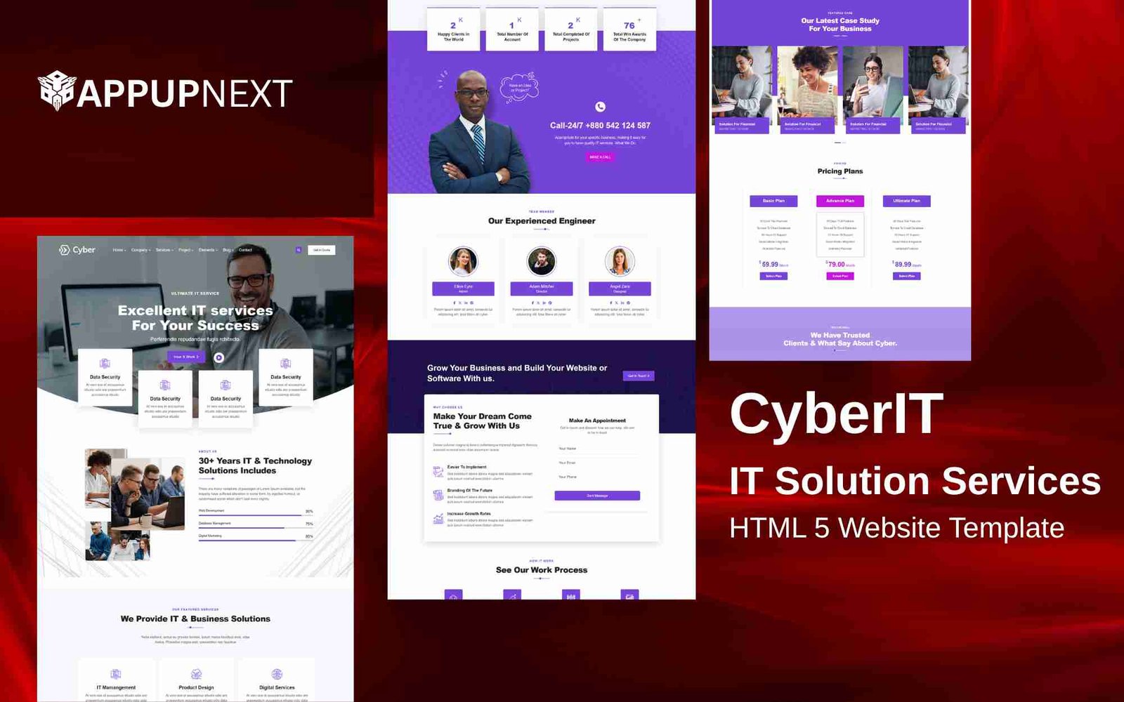 CyberIT - IT Solution Services - HTML 5 Website Template - v6