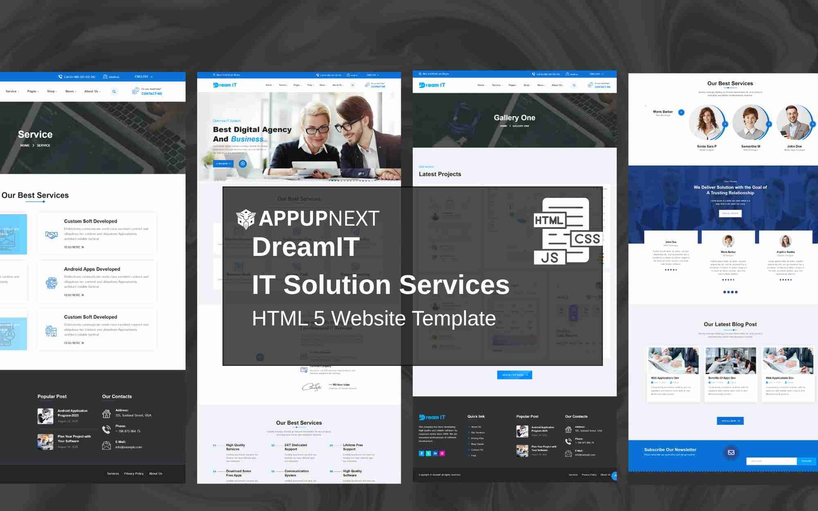 DreamIT - IT Solution Services - HTML 5 Website Template - it-minimal - v3
