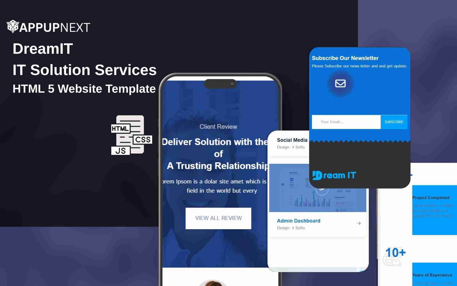 DreamIT - IT Solution Services - HTML 5 Website Template - it-minimal - v4
