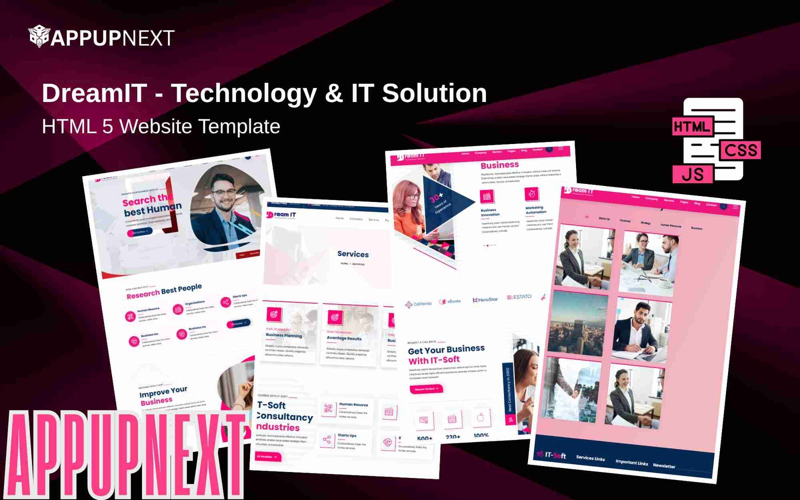 DreamIT - Technology & IT Solution  -  HTML 5 Website Template - v1