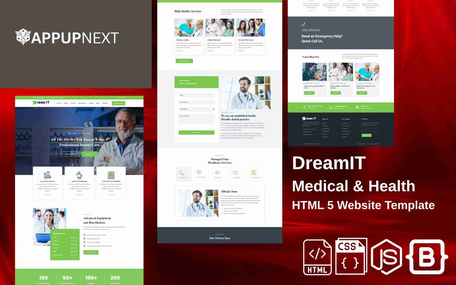 DreamIT  - Medical & Health - HTML 5 Website Template - v1