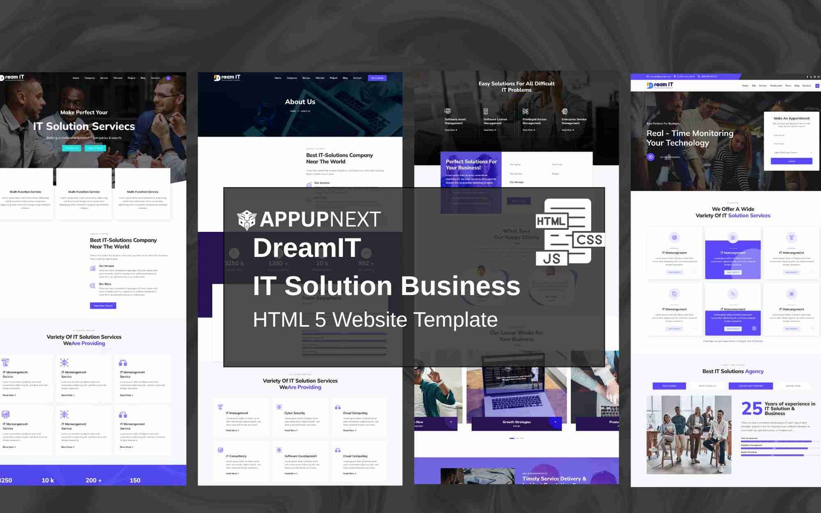 DreamIT - IT Solution Business - HTML 5 Website Template - technology- v4