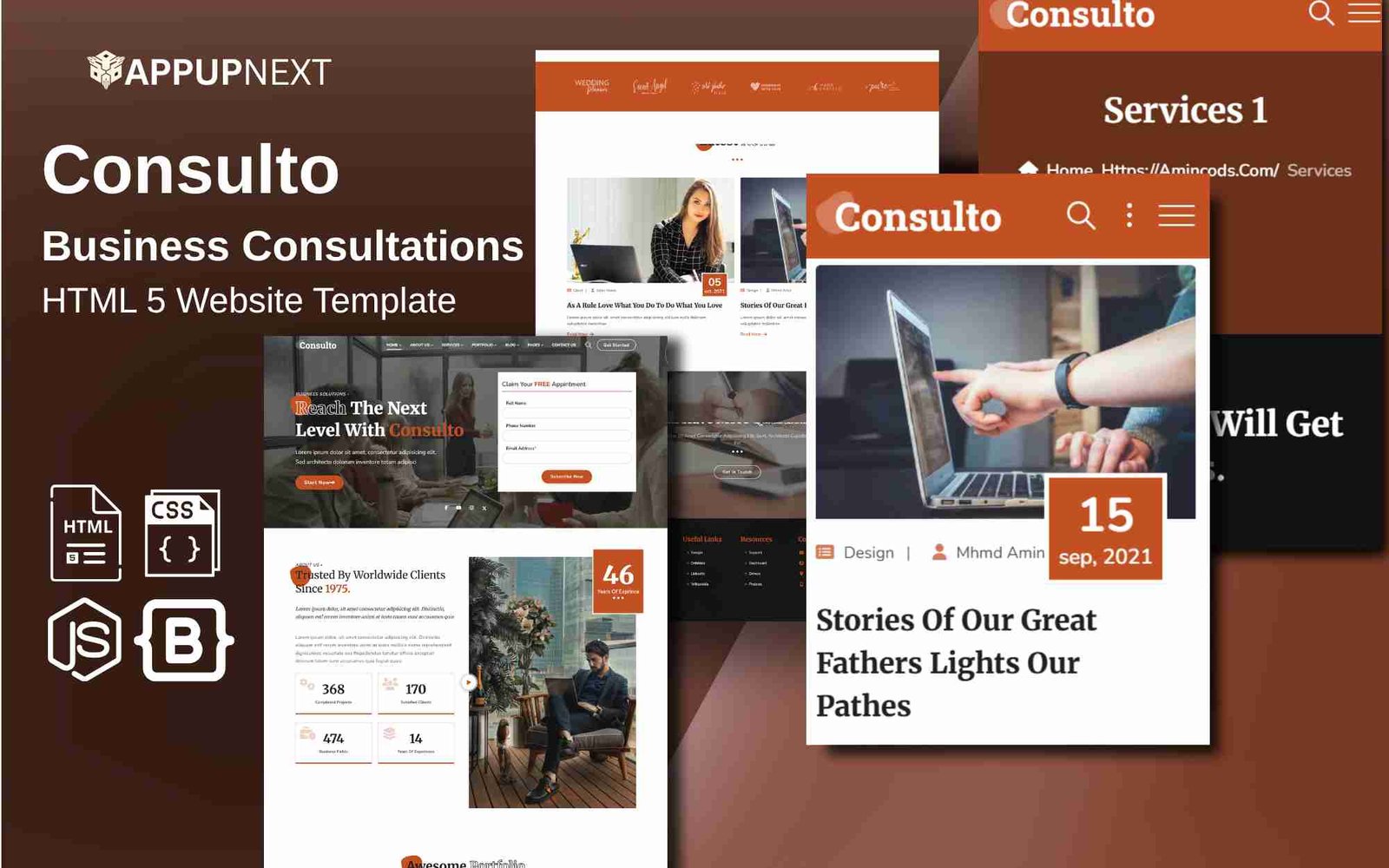 Consulto - Business Consultations - HTML 5 Website Template - v5