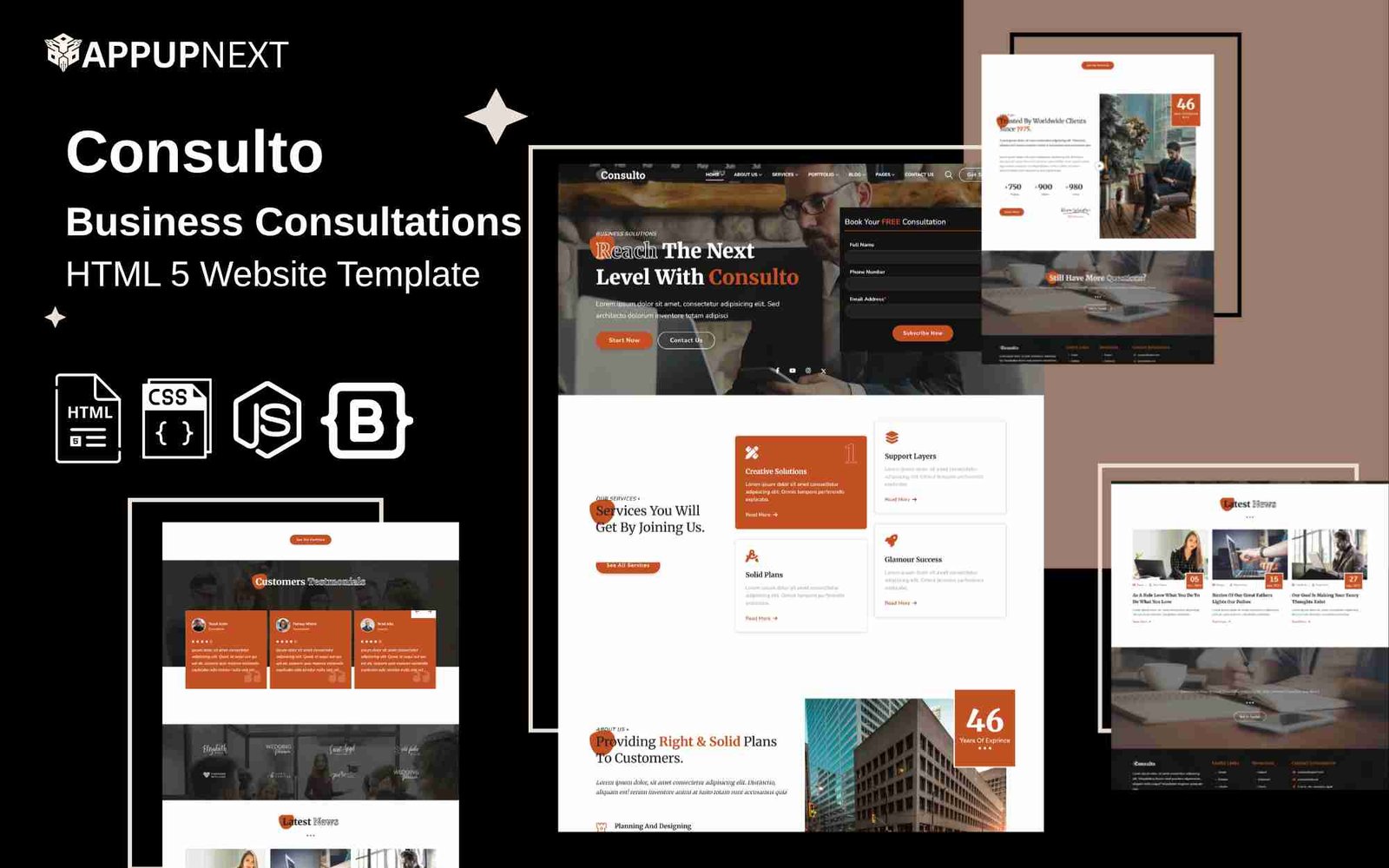 Consulto - Business Consultations - HTML 5 Website Template - v7