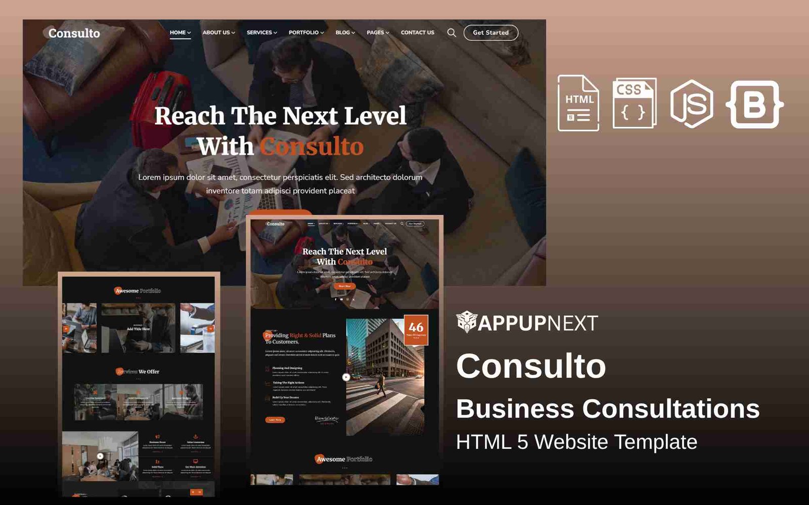 Consulto - Business Consultations - HTML 5 Website Template - v13