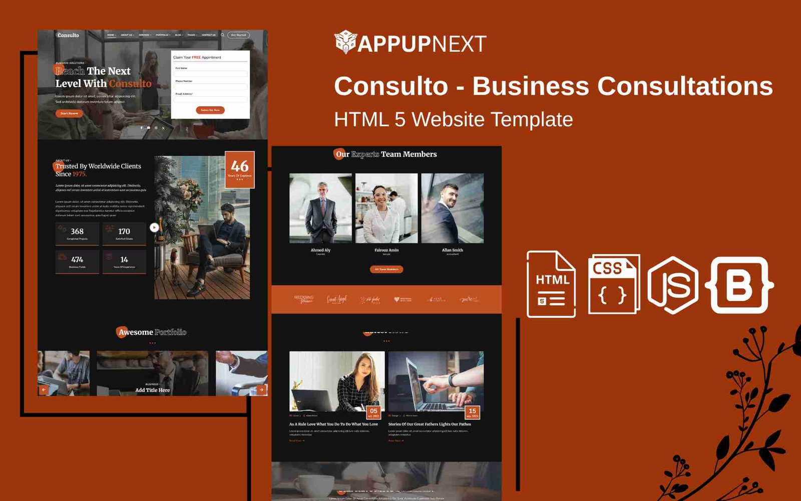 Consulto - Business Consultations - HTML 5 Website Template - v14