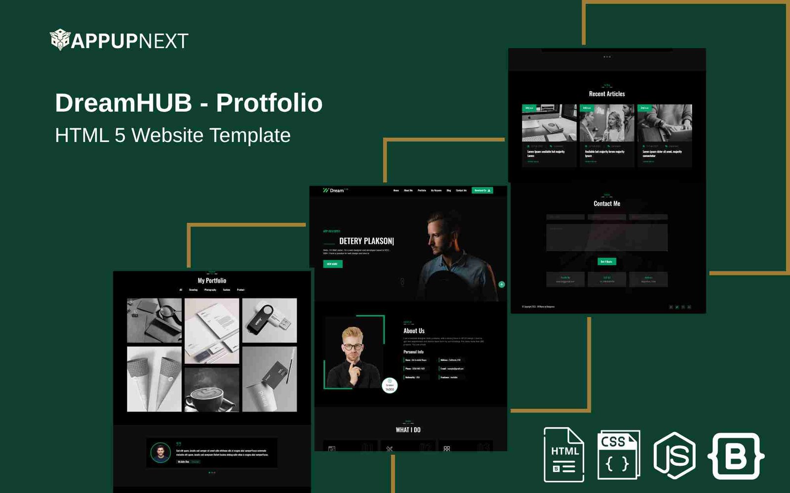 DreamHUB - Protfolio - HTML 5 Website Template