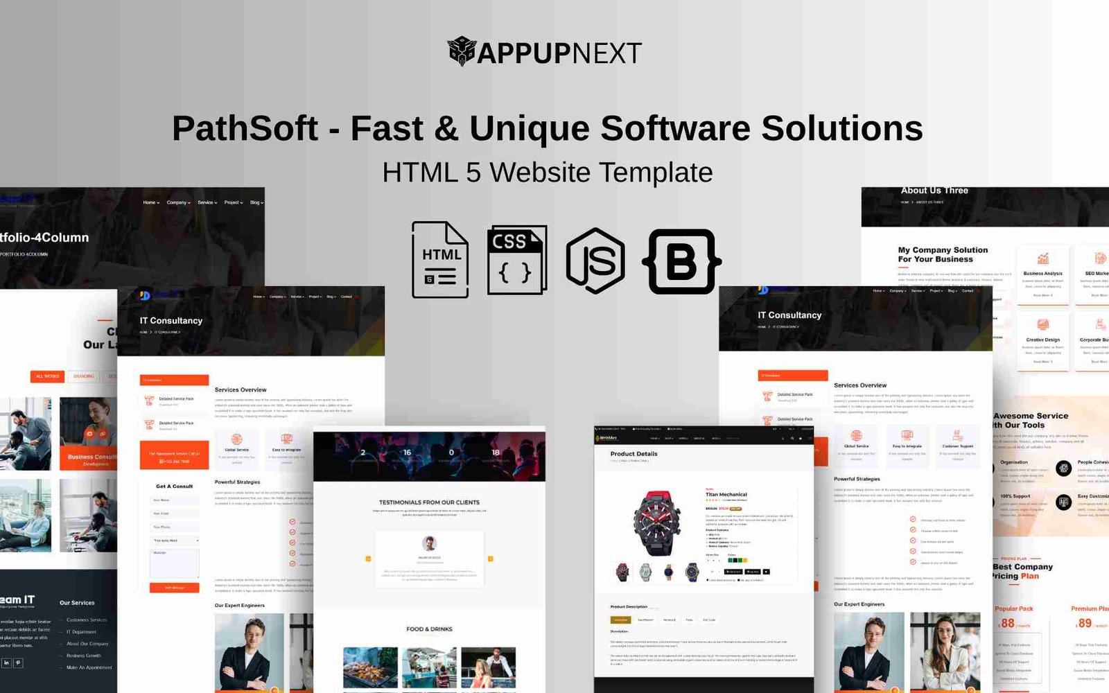PathSoft - Fast & Unique Software Solutions - HTML 5 Website Template - v6