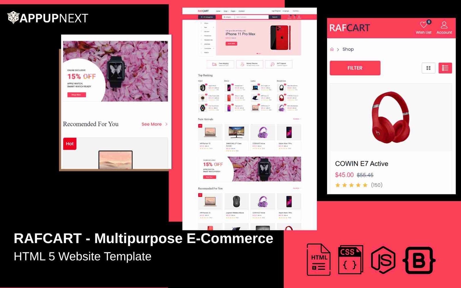 RAFCART - Multipurpose E-Commerce - HTML 5 Website Template - v1