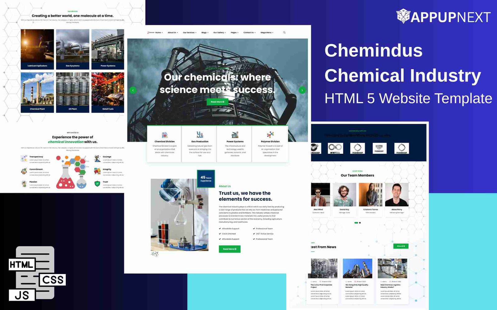Chemindus - Chemical Industry - HTML 5 Website Template - v4