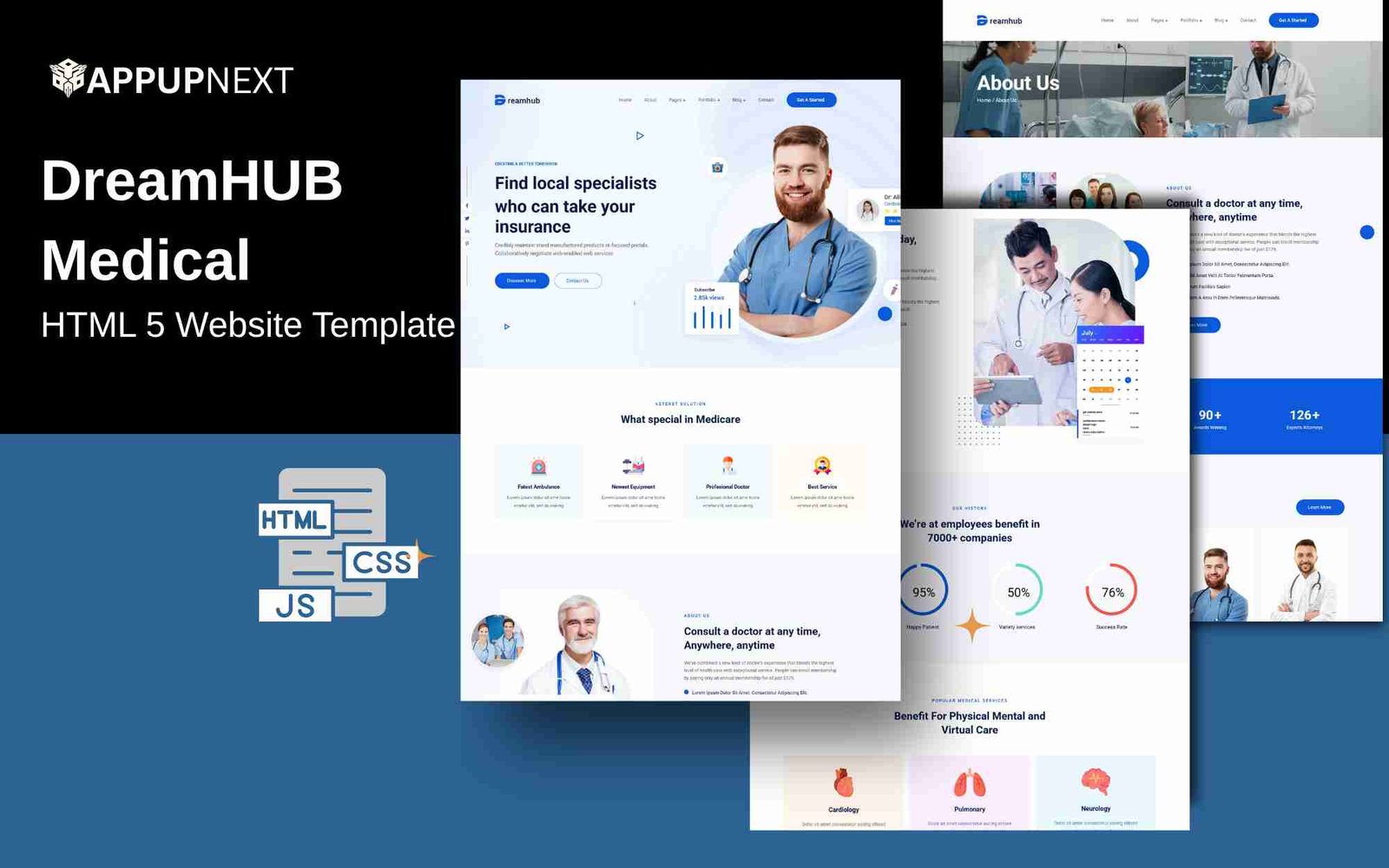 DreamHUB - Medical - HTML 5 Website Template