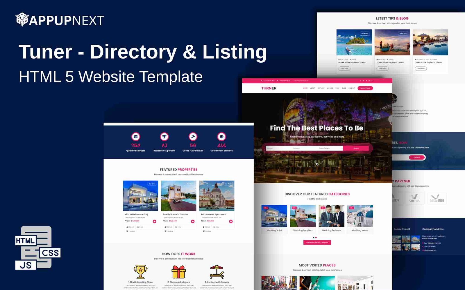 Tuner - Directory & Listing - HTML 5 Website Template