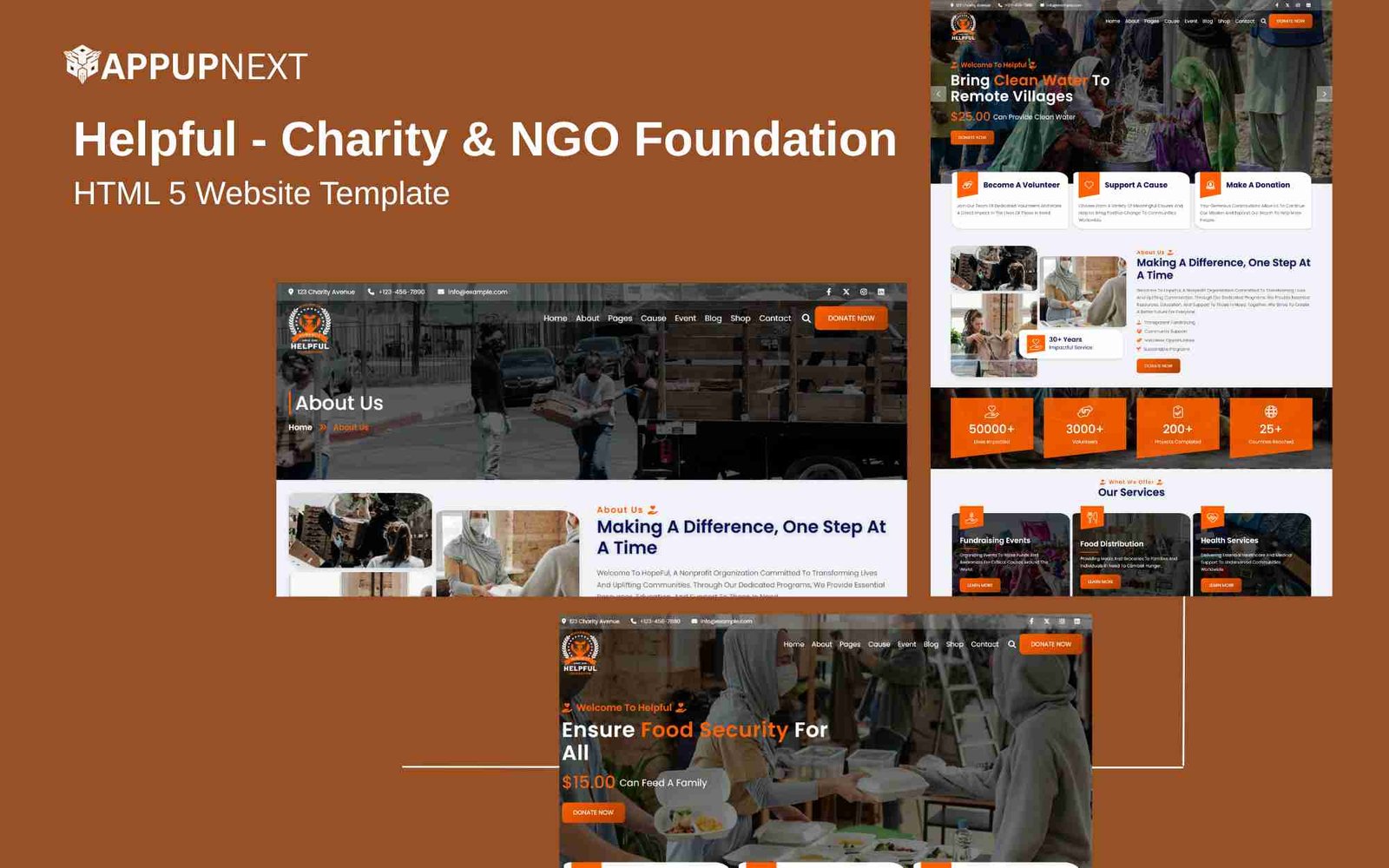Helpful - Charity & NGO Foundation - HTML 5 Website Template