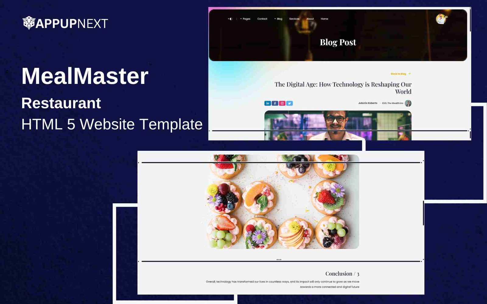 MealMaster - Restaurant  - HTML 5 Website Template - v1