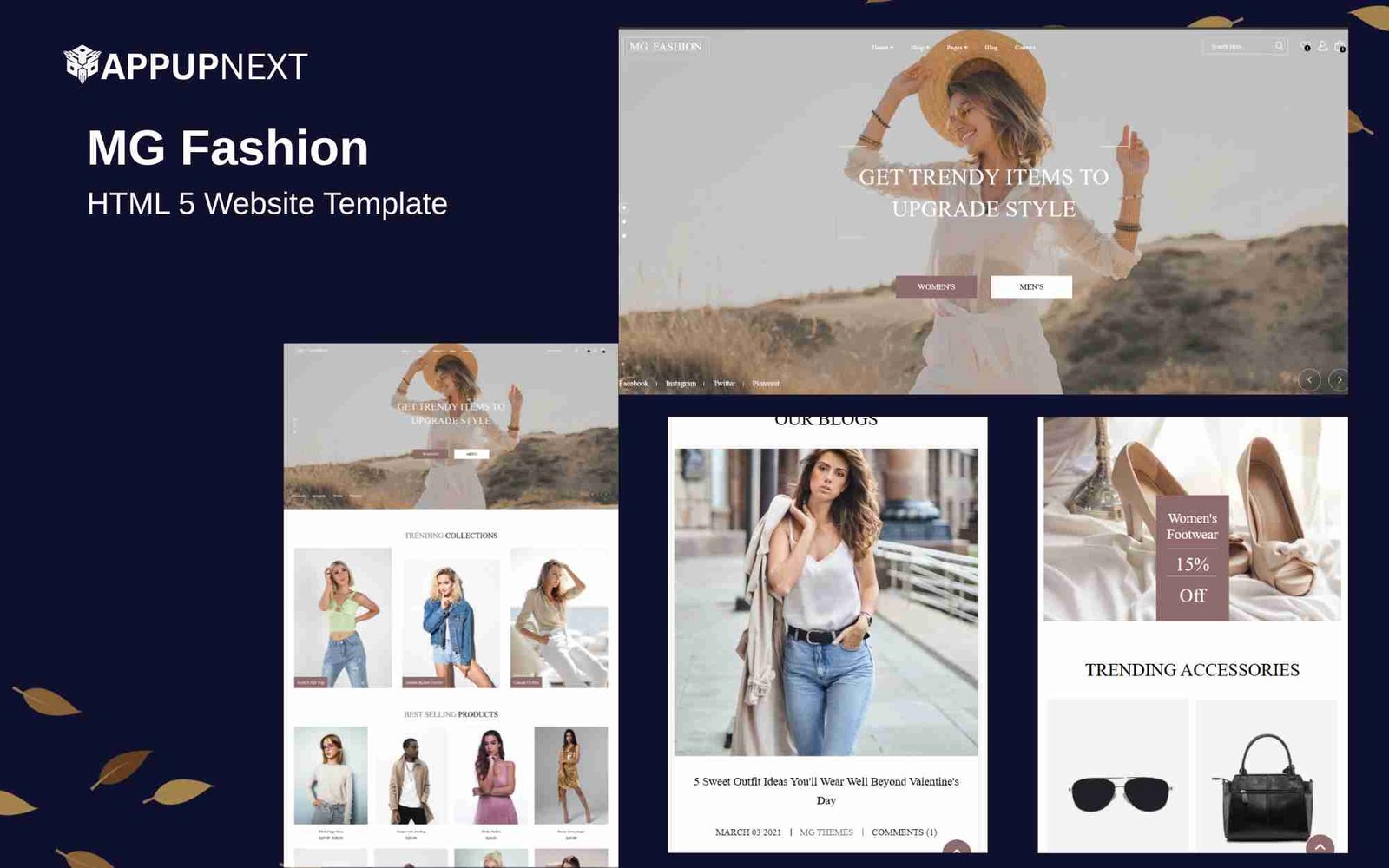 MG Fashion  - HTML 5 Website Template - v2